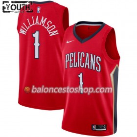 Camiseta Niños NBA New Orleans Pelicans Zion Williamson 1 2019-20 Nike Statement Edition Swingman